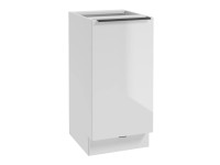 Deftrans Spodná kuchynská skrinka Belluno 1D1Z, biela, 40 x 84 x 49 cm