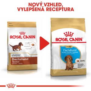 Royal Canin Dachshund Puppy suché krmivo pre šteniatka jazvečíkov, balenie 1,5 kg.