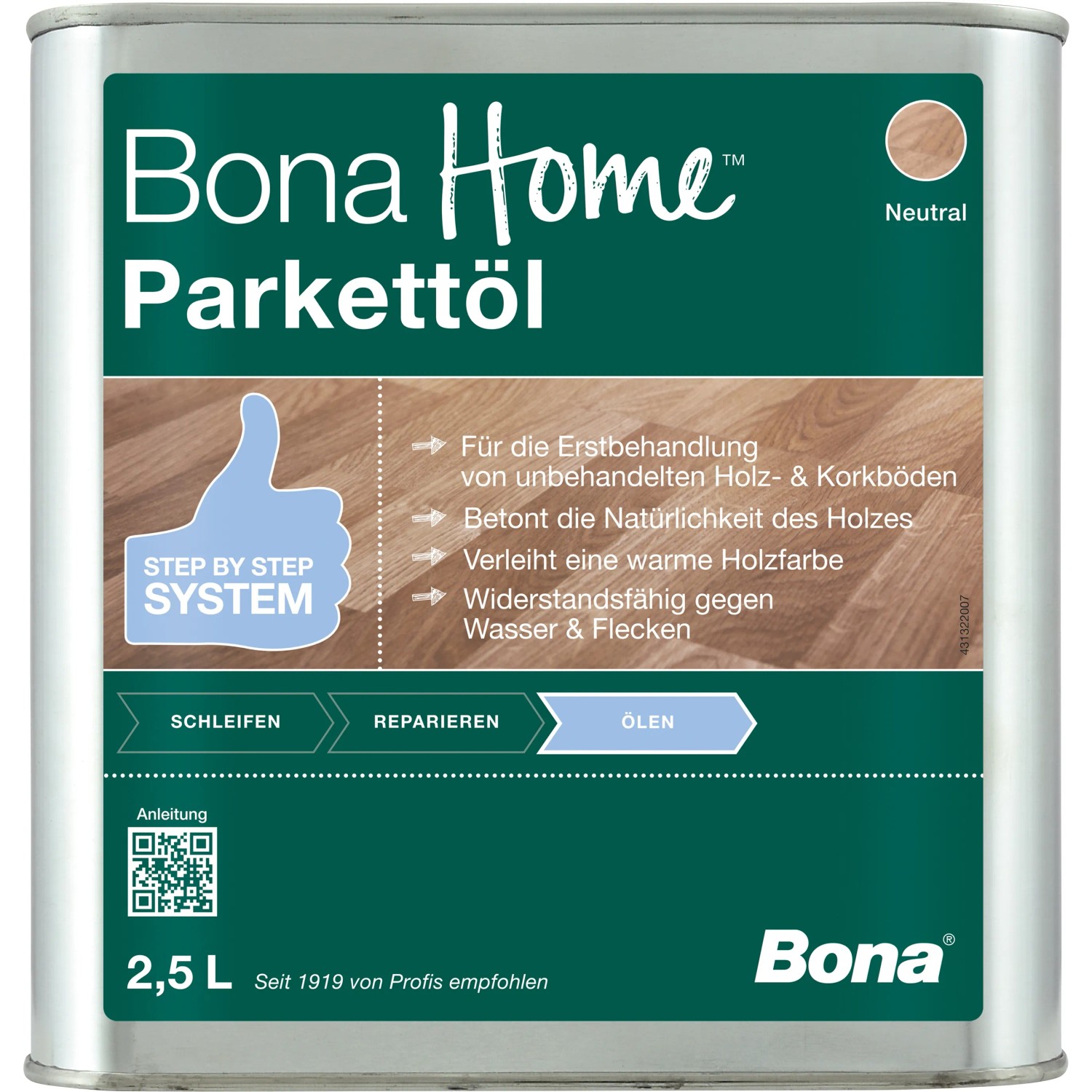 E-shop Bona Home Olej na drevené podlahy a údržbu 2,5 l