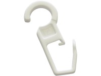 Gardinia Háčik na záclony Lugano, biela, 10 ks