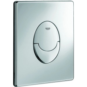 Grohe QuickFix Start chrómové ovládacie tlačidlo WC pre 2-množstvové splachovanie.