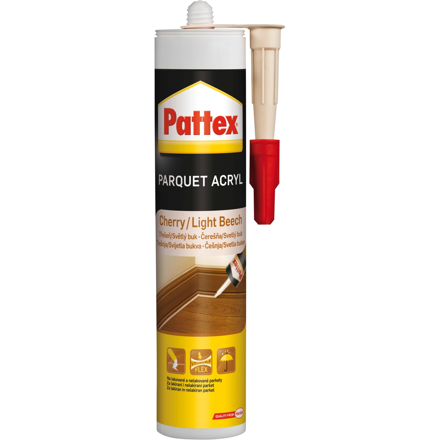 E-shop Pattex Parketový tmel čerešňa/svetlý buk, 310 ml