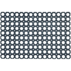 ASTRA gumová rohožka Quadro light, 40x60 cm, s otvormi na zachytávanie nečistôt.