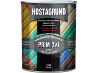 HOSTAGRUND Základná aj vrchná farba na kov 3v1 PRIM S2177 0199 čierna 600 ml