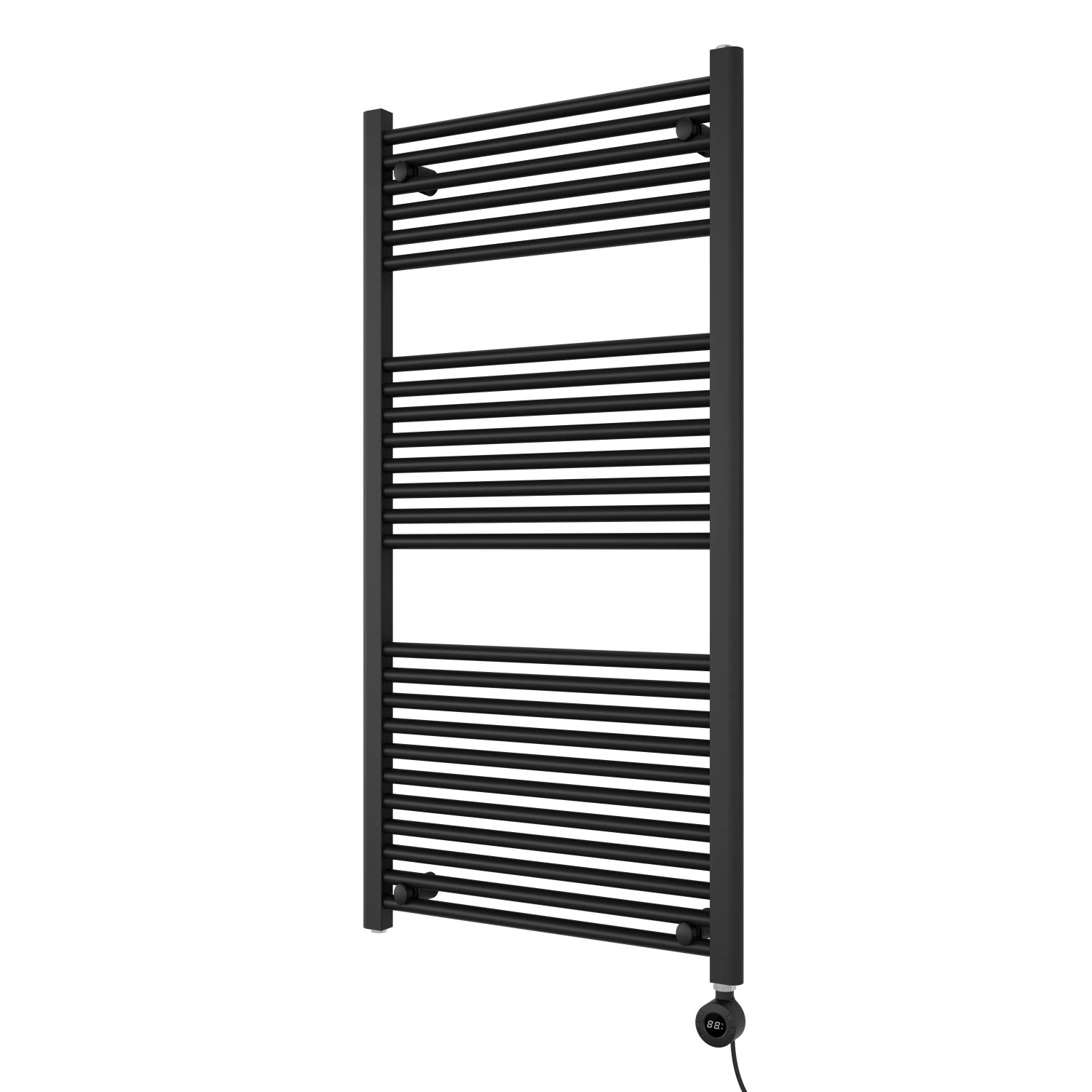 E-shop Azur Elektrický kúpeľňový radiátor Kitty Typ 6.1, 700W, čierna, 120 x 60 cm