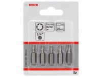 Bosch Bity skrutkovacie Extra Hard Multibalenie T10-30, 25 mm, 5 ks