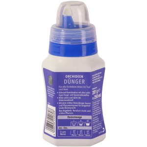 Compo Hnojivo pre orchidey 250 ml fľaša s dávkovačom pre zdravé orchidey.
