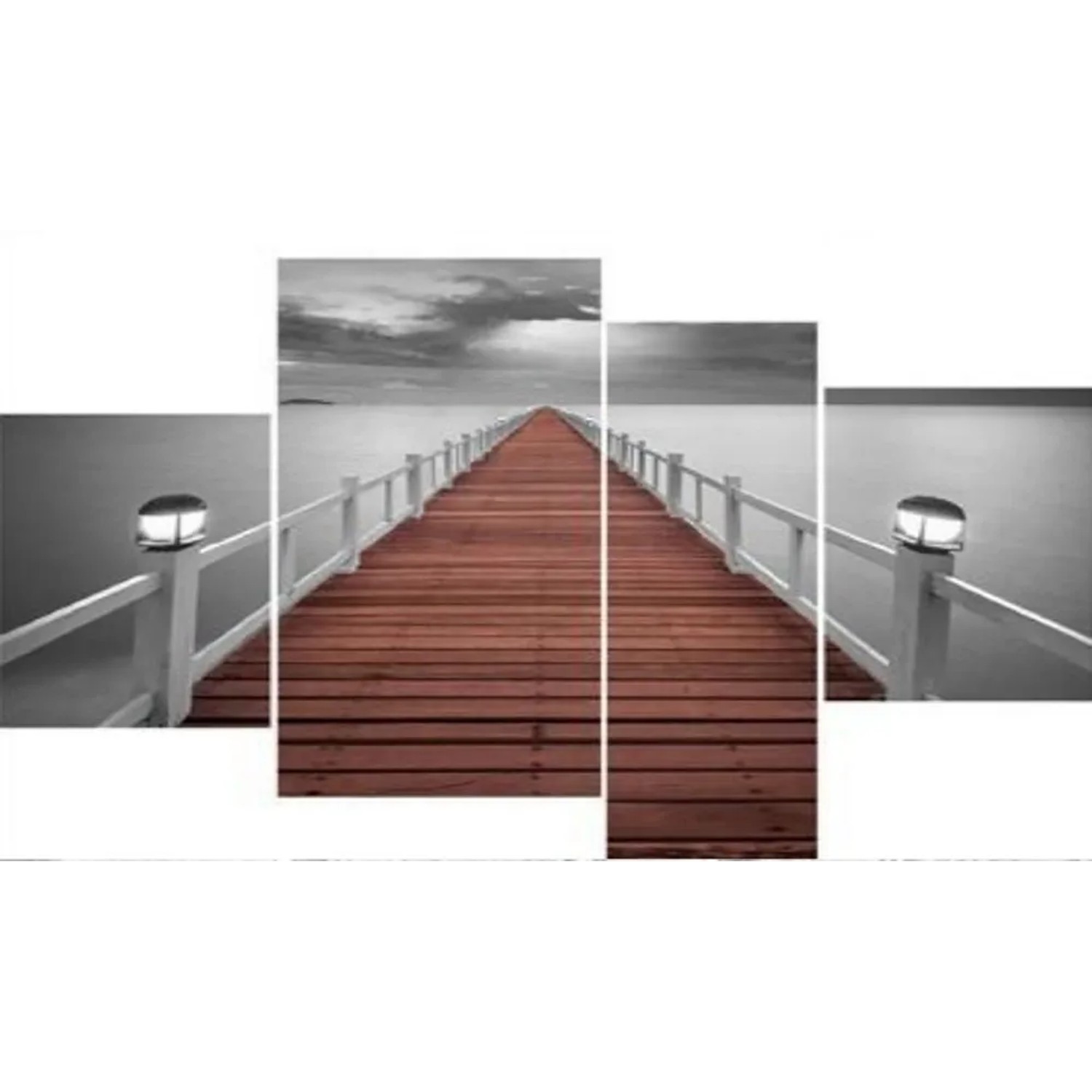 E-shop Bondecor 4dielna súprava obrazov Modern 70 x 100 cm