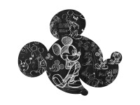 Komar Samolepiaca vliesová fototapeta Mickey Head Illustration, 127 x 127 cm