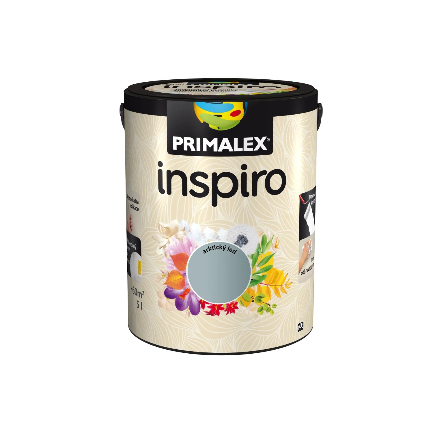 E-shop PRIMALEX Farebný vnútorný maliarsky náter Inspiro arktický ľad 5 l