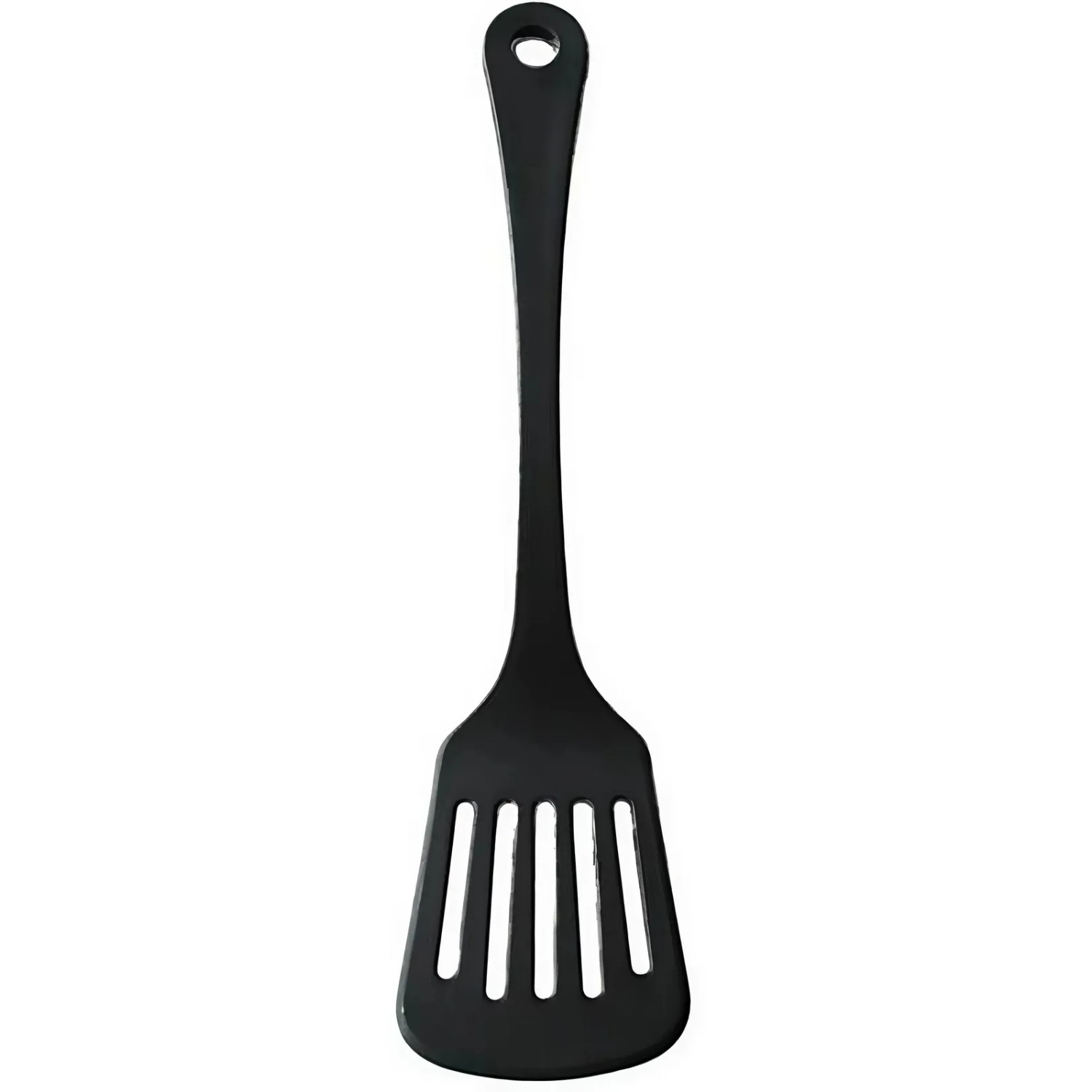 E-shop Toro Plastová dierovaná obracačka, čierna, 30,8 x 8,2 cm