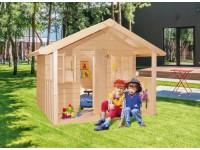 Maone Drevený detský domček LINDA 1, 180 x 112 x 180 cm