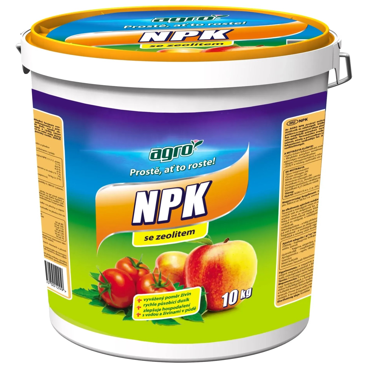 E-shop AGRO Minerálne hnojivo NPK 11-7-7 so zeolitom 10 kg (vedierko)
