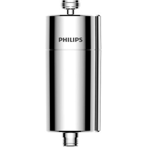Chrómový vodný filter Philips pre čistú pitnú vodu.