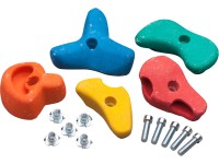 SwingKing Veľké lezecké chyty, kompozit, rôzne farby, 5 ks