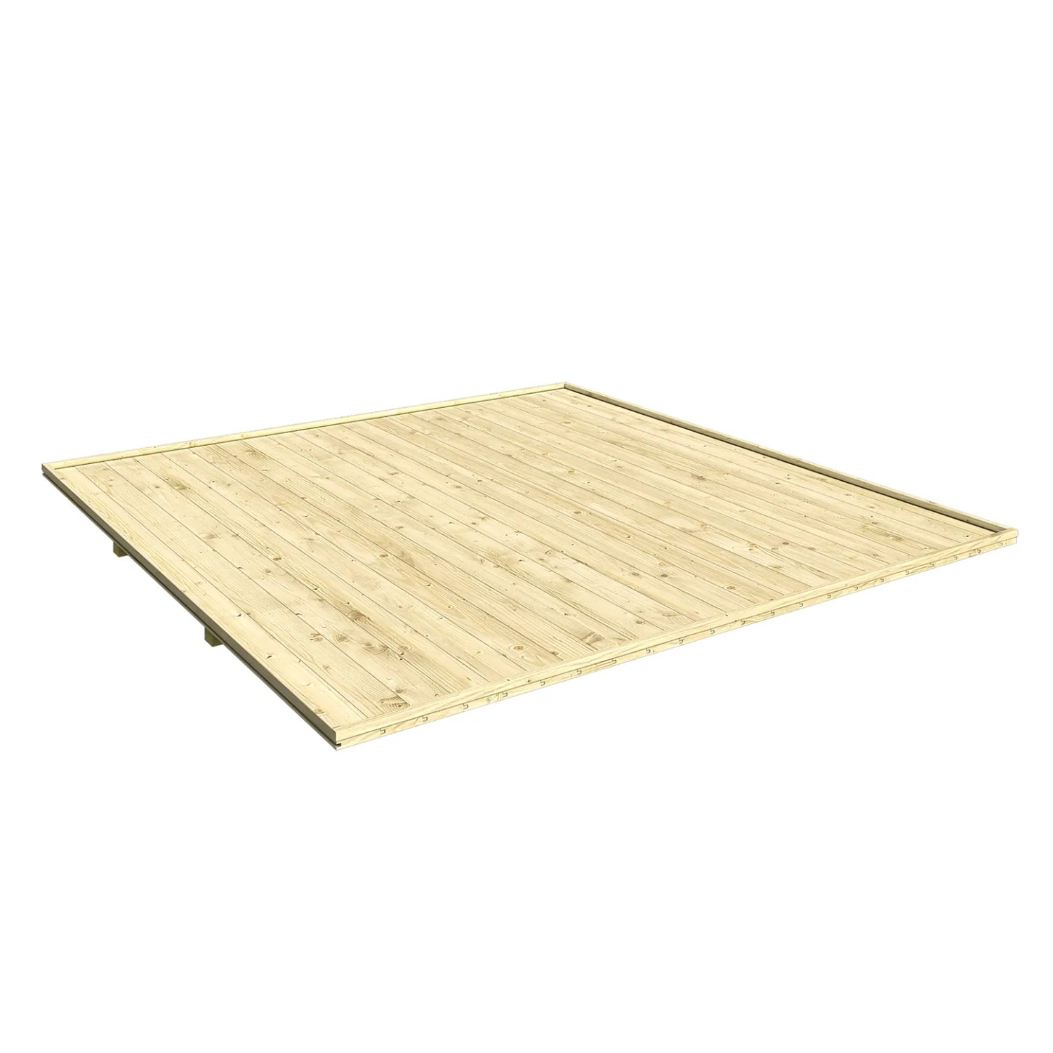 E-shop Weka Podlaha pre drevený záhradný domček Batu 1,5, prírodná, 250 x 200 cm