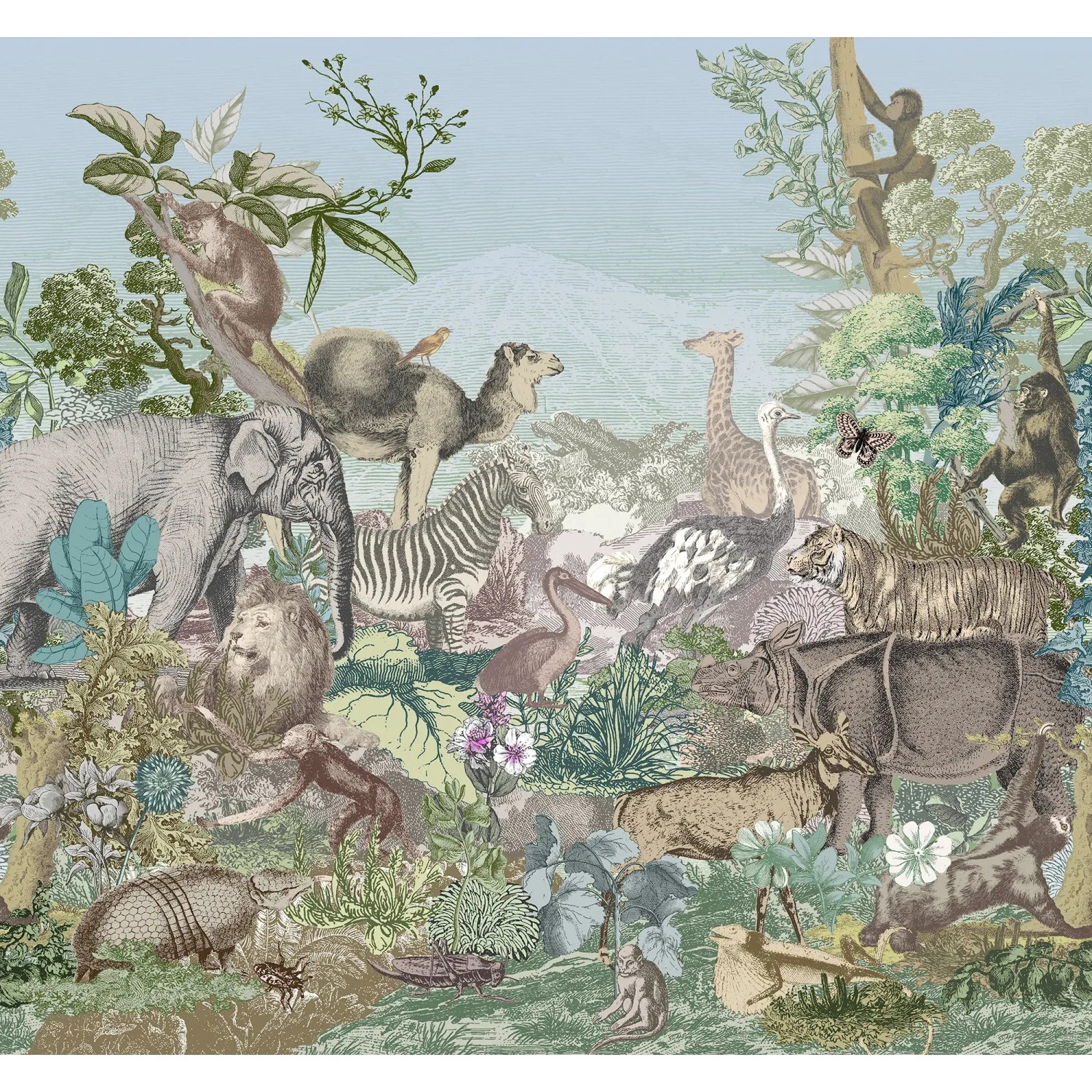 E-shop Komar Vliesová fototapeta Creative Zoo 300 x 250 cm