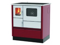 Alfa Plam Sporák TP INOX 75, 6 kW, pravý, červená, 75 x 60 x 85 cm