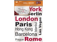 Crearreda Samolepiaca dekorácia Cities