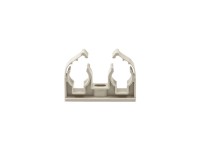 Príchytka na PPR rúrku dvojitá 2 x 25 mm