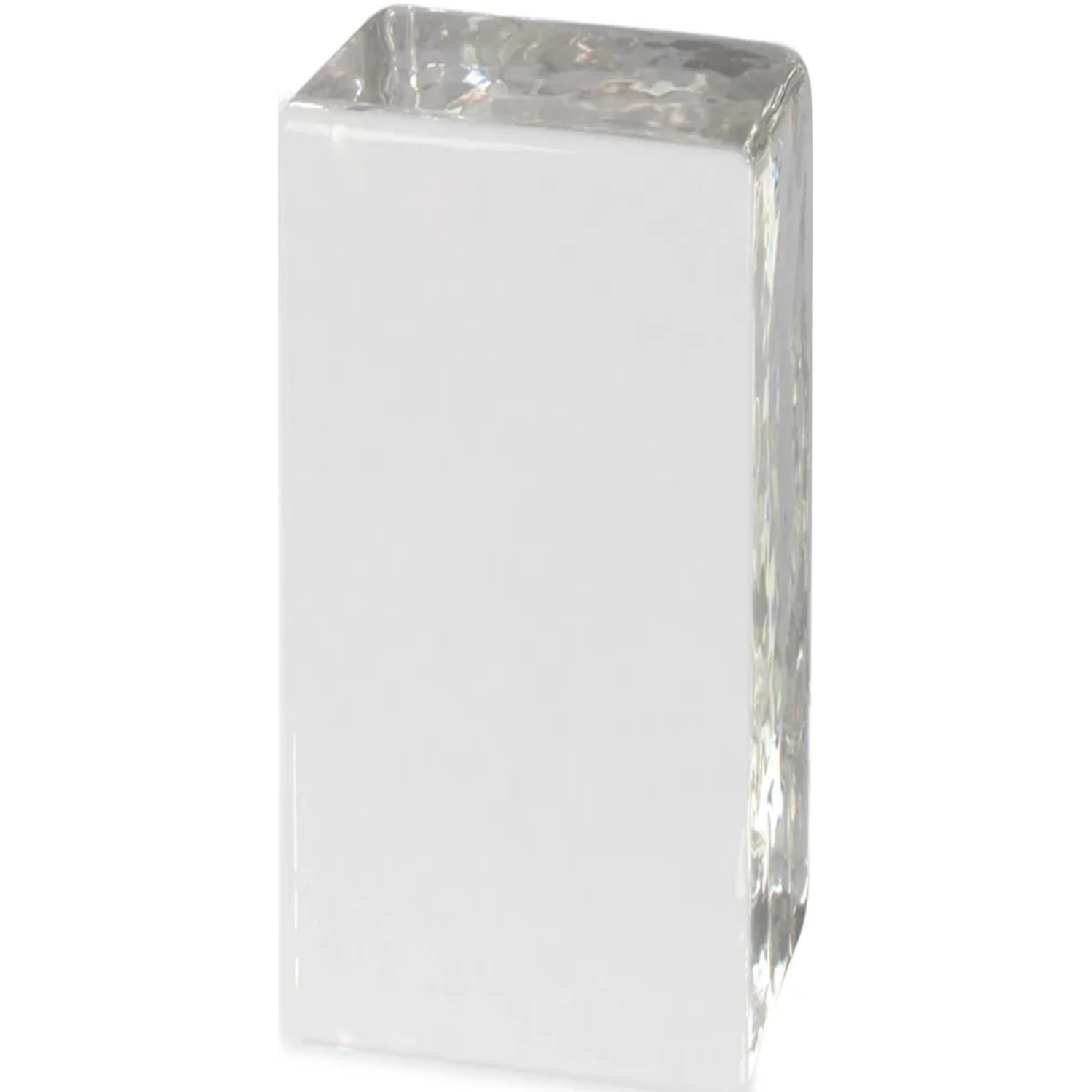 E-shop Fuchs Design Luxfera Crystal Collection lesklá/mlč. sklo, biela, 5 x 10 x 5 cm