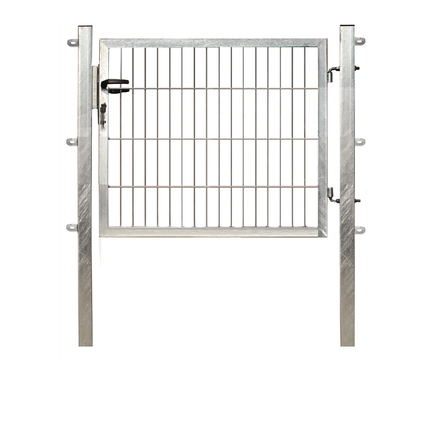 E-shop Jednokrídlová bránka Comfort pre plot zo zváraného pletiva pozink. 80 x 100 cm