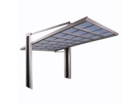 Ximax Prístrešok na auto My-Port Typ 60 Typ 2458-SH vzhľad ocele 243 x 579 cm