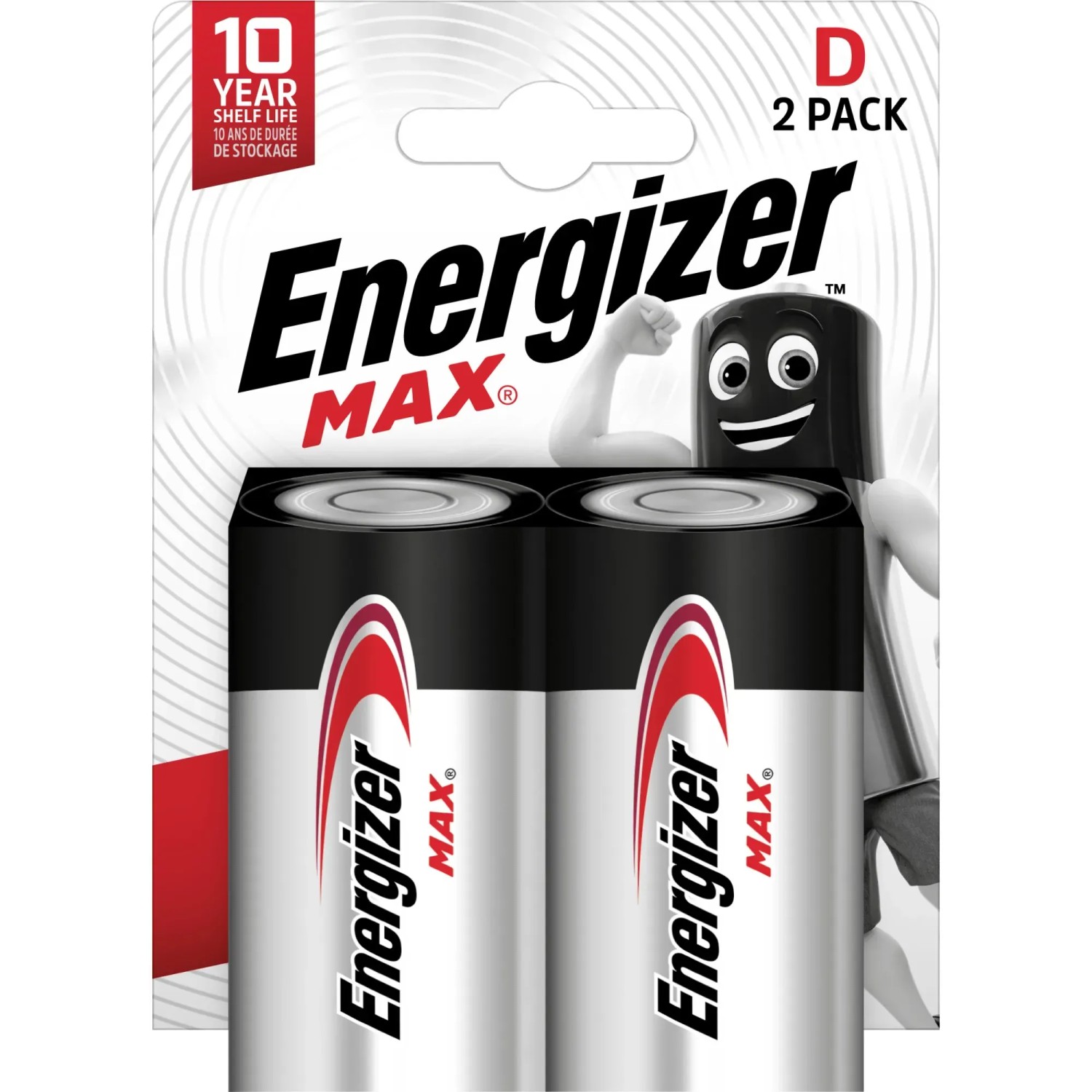 E-shop Energizer MAX Alkalická batéria Mono D, 1,5 V, 2 ks
