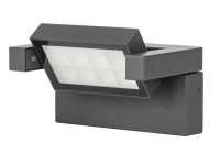 EURAKLES Vonkajšie svietidlo LUISA 12W 1000lm 4000K IP65 antracit 170x90x112 mm