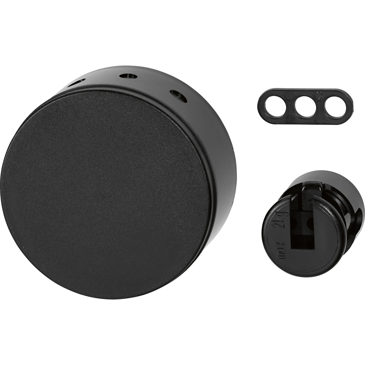 E-shop OBI Súprava rozdeľovacích krytov priemer 70 mm čierna