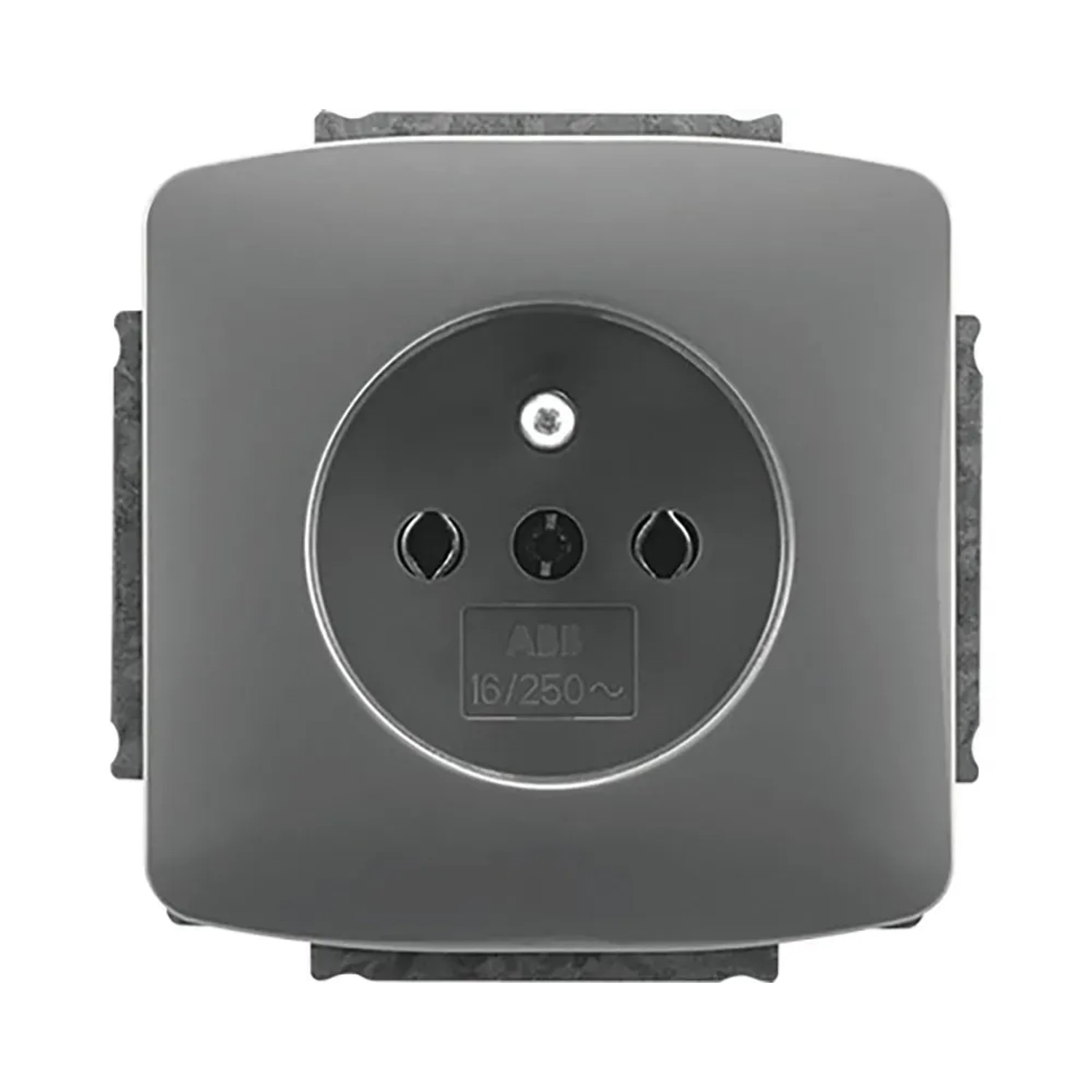 E-shop ABB 1násobná zásuvka TANGO 6619A-A06357 S2 dymovo sivá 37 x 73,8 x 73,8 mm