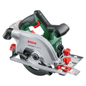 Akumulátorová okružná píla Bosch UniversalCirc 18V-53 zeleno-strieborná. Na presné rezanie dreva.