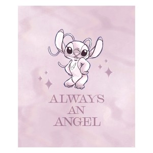 Komar nástenný obraz Stitch Always an Angel, 40x50 cm, do detskej izby.