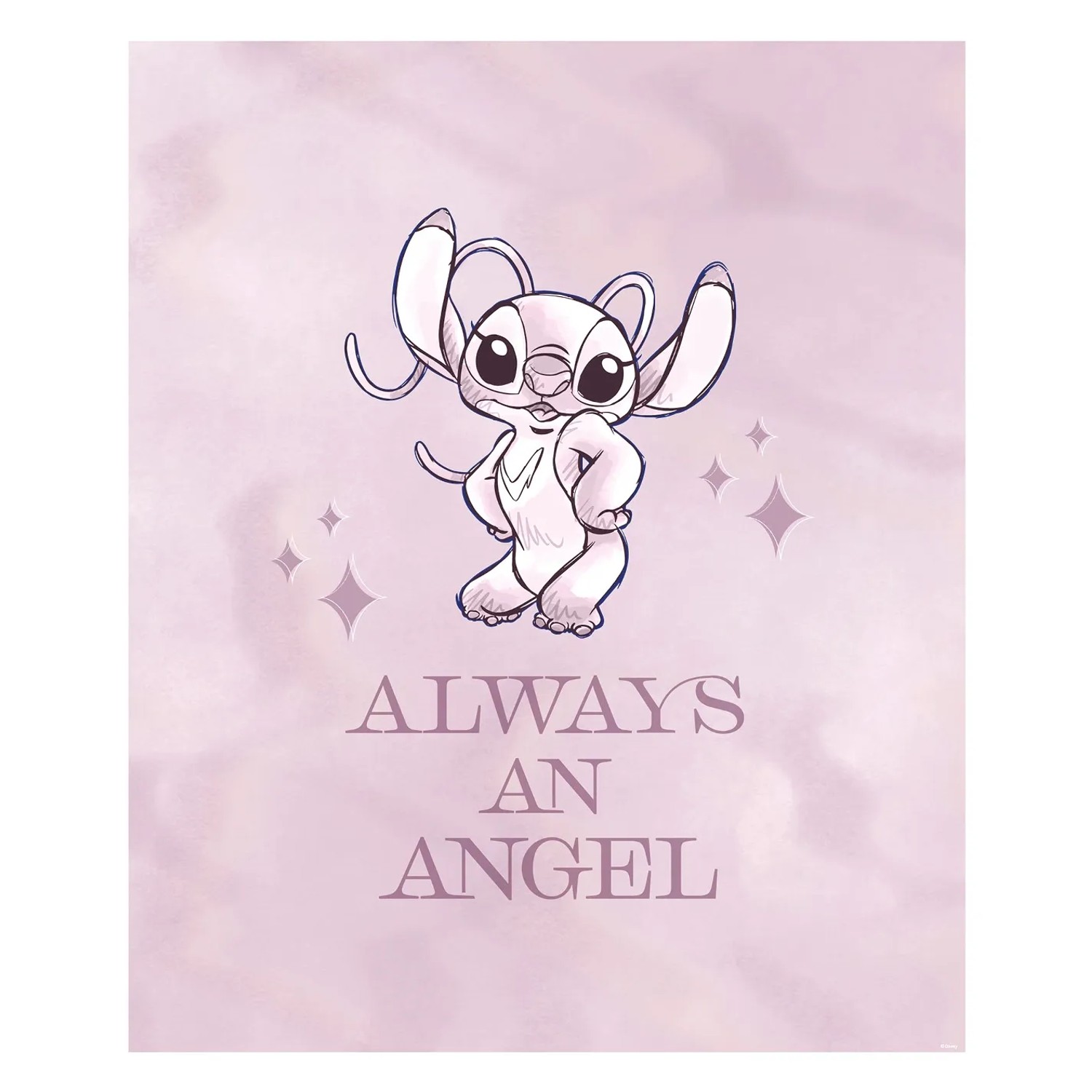 E-shop Komar Plagát Stitch Always an Angel 40 x 50 cm