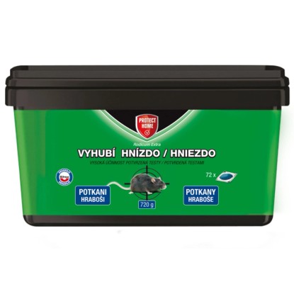 Protect Home Mäkká návnada na potkanov a hrabošov Rodicum Extra 720 g
