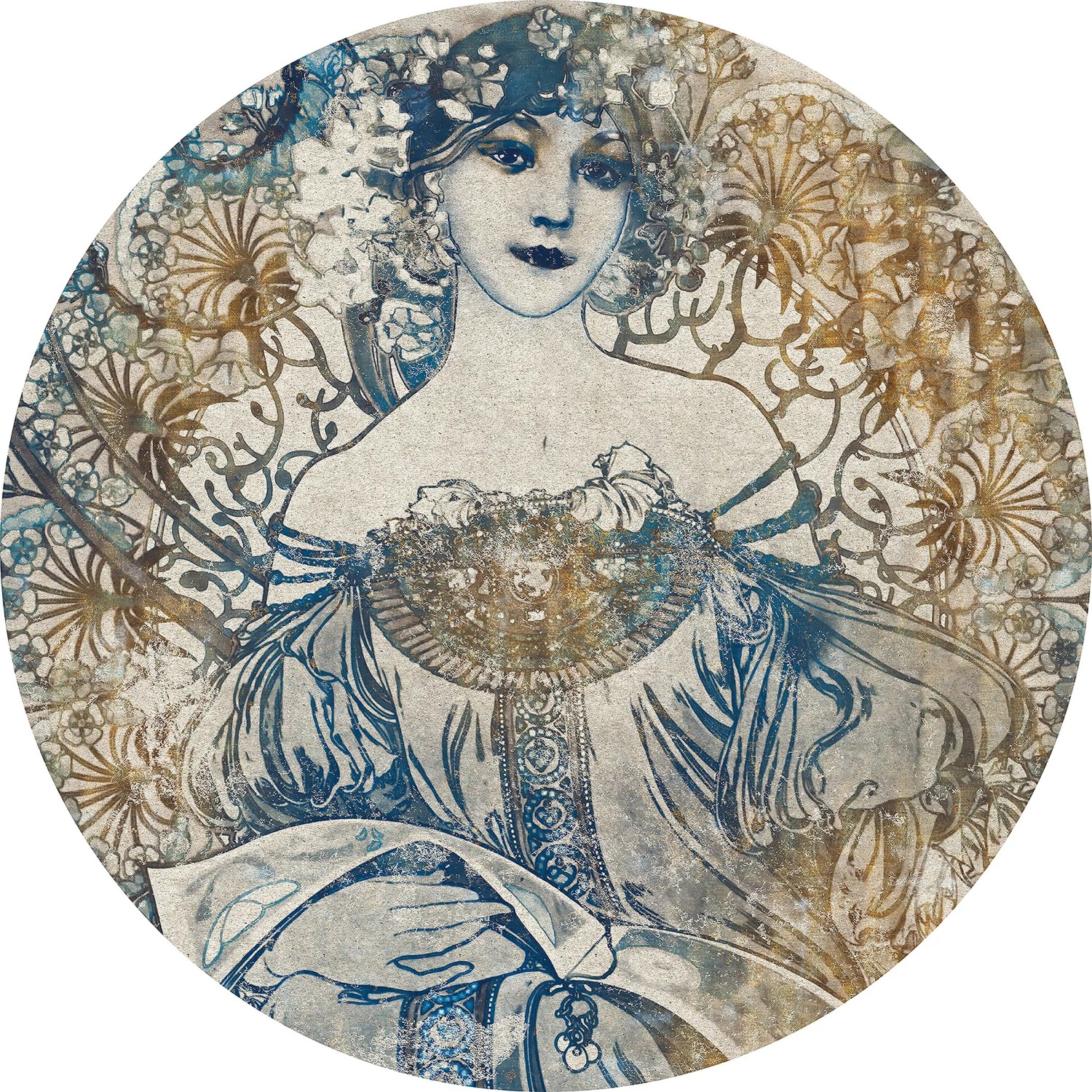 E-shop Komar Samolepiaca vliesová fototapeta Dot Goddess pr. 125 cm