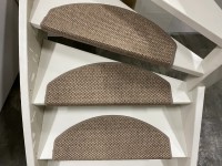 Rohožky na schody Natura tmavobéžové 65 x 28 cm