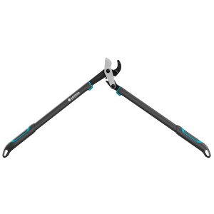 Záhradné nožnice Gardena EnergyCut Pro L s kovadlinovým strižným princípom pre konáre do priemeru 50 mm.