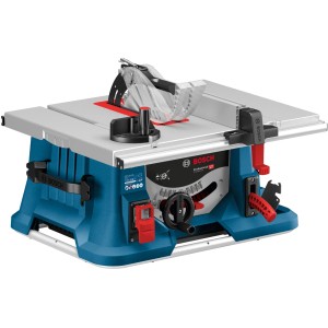 Stolová píla Bosch Professional GTS 635-216 s prídavným pílovým kotúčom, modro-strieborná.