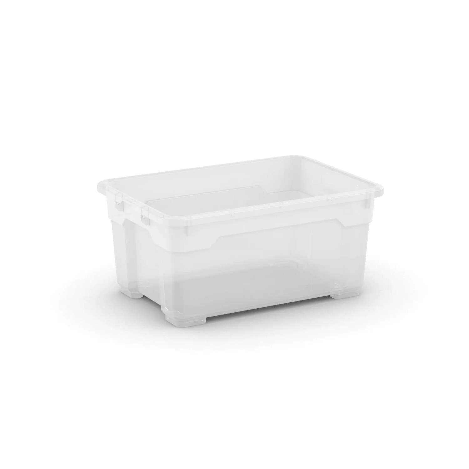 E-shop OBI Univerzálny úložný box Santos XS, transparentný, 17 x 25,5 x 38 cm