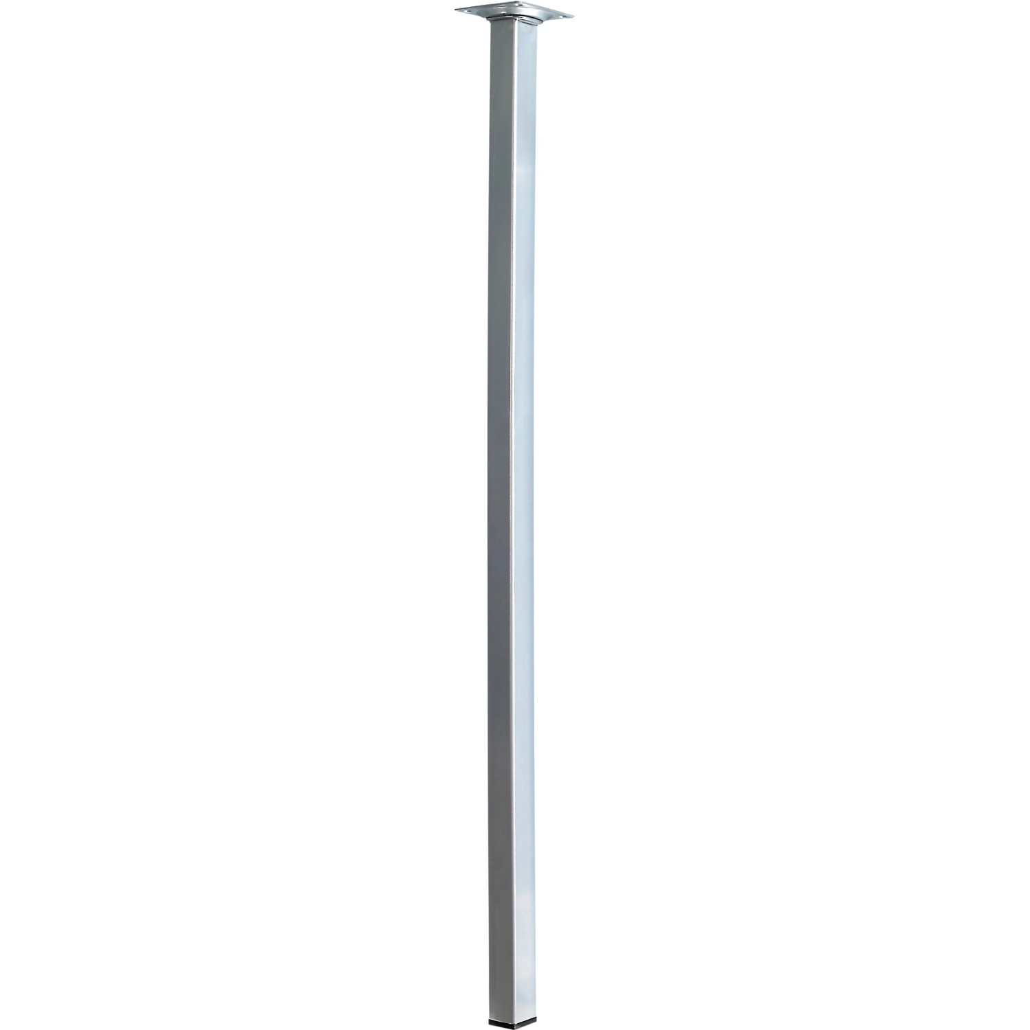 E-shop Hettich Nábytková noha hranatá, hliník, 25 x 25 x 700 mm