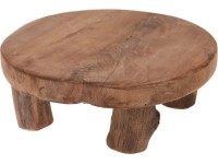 Podesta z teakového dreva pr. 20 x 7 cm