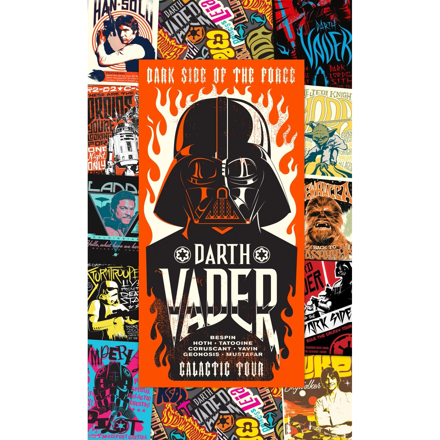 E-shop Komar Vliesová fototapeta Star Wars Rock On Posters 120 x 200 cm