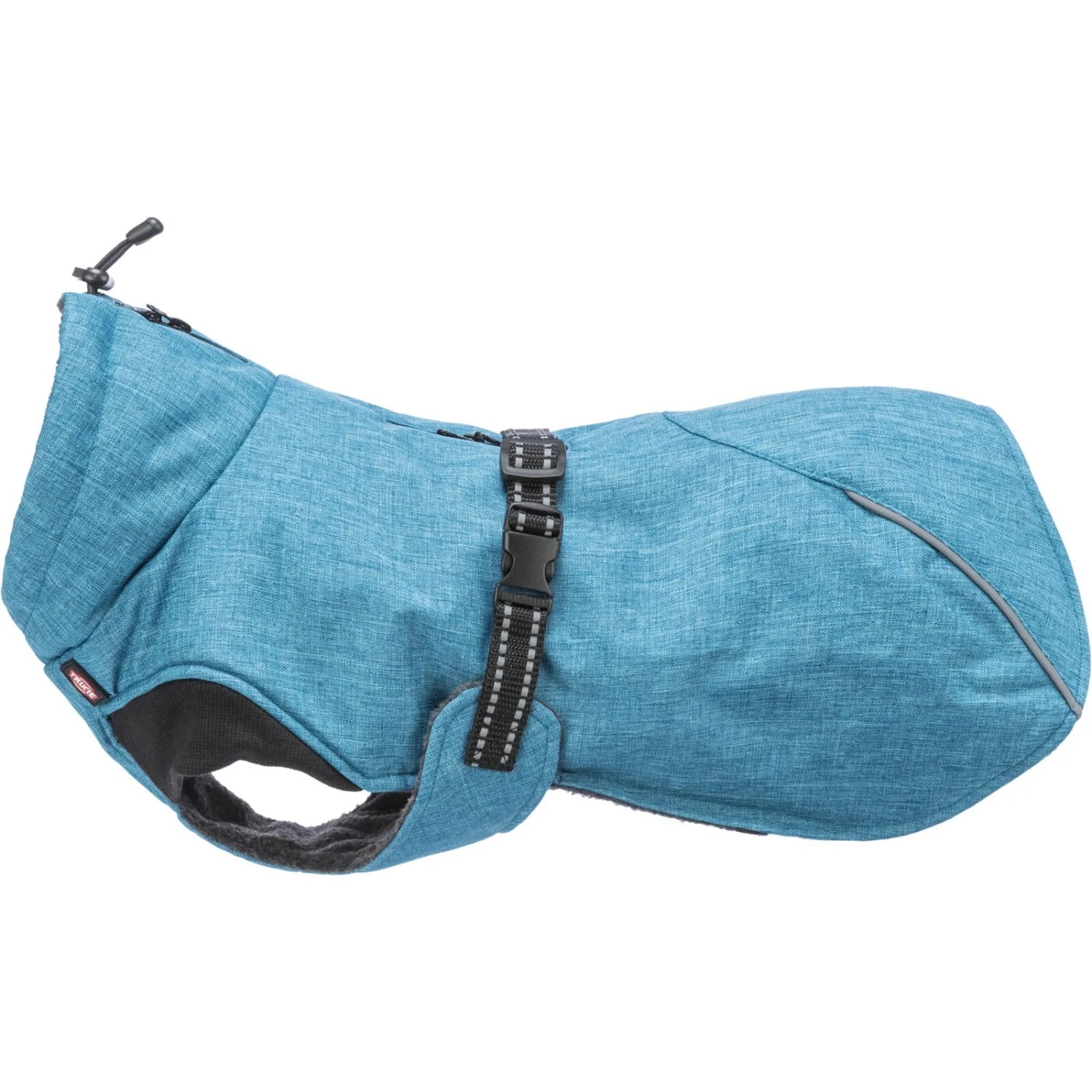 E-shop TRIXIE Zateplený zimný kabátik pre psov Riom, modrý, veľ. S: 35 cm