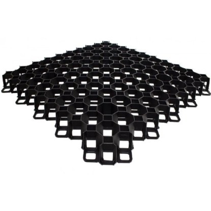 Zatrávňovacia tvárnica Geokrata Multigravel čierna, 60 x 60 cm