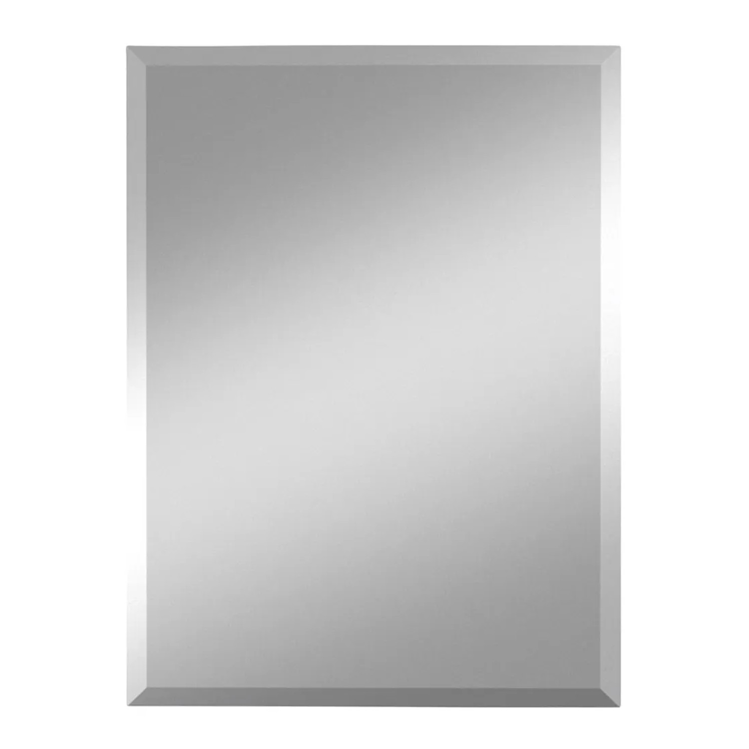 E-shop Kristall-Form Zrkadlo Gennil s fazetou strieborné 30 x 40 cm