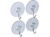 Wenko Háčik s prísavkou nikel 4 ks priehľadný Wenko Háčik s prísavkou nikel 4 ks priehľadný