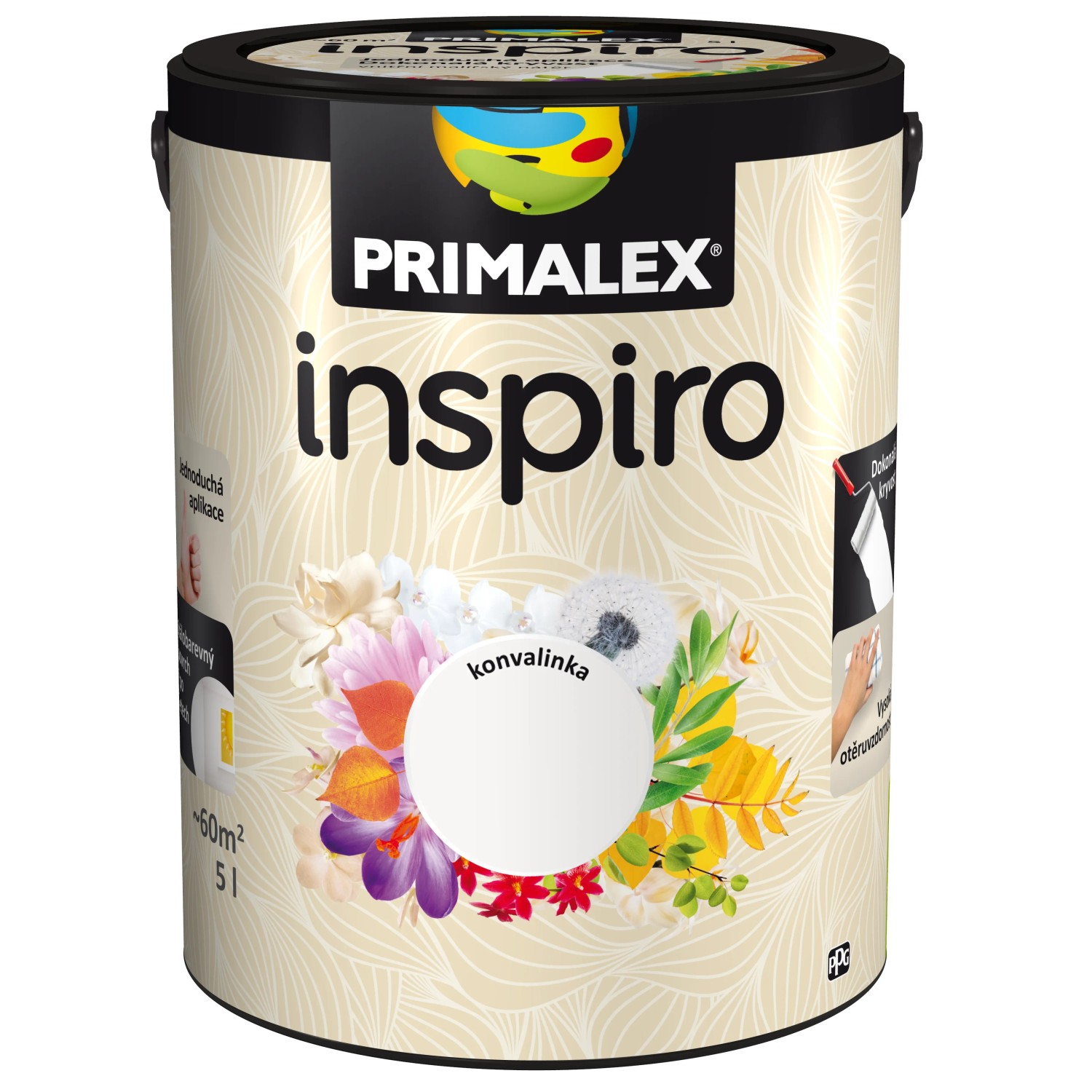 E-shop PRIMALEX Farebný vnútorný maliarsky náter Inspiro konvalinka 5 l