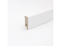 Döllken Soklová lišta White&Black Cubica biela, 40 x 14 x 2400 mm