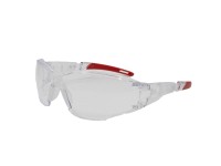 Identity Okuliare ochranné dioptrické MC4005/1, transparentné/červená
